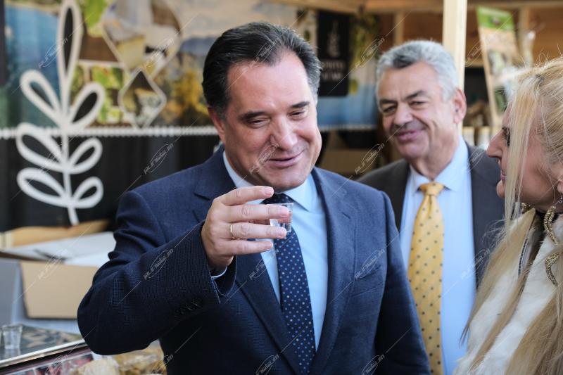 Άδωνις Γεωργιάδης στο Χριστουγεννιάτικο πάρκο - Πεδίο Άρεως
