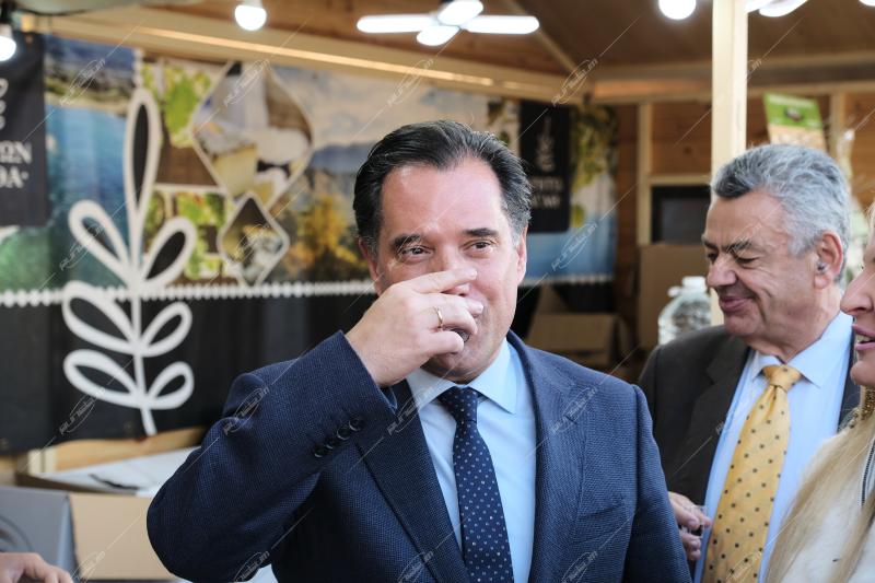 Άδωνις Γεωργιάδης στο Χριστουγεννιάτικο πάρκο - Πεδίο Άρεως
