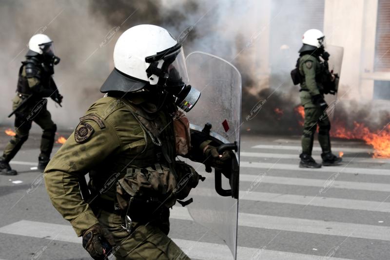 Απεργιακή συγκέντρωση για το σιδηροδρομικό δυστύχημα στα Τέμπη / Protest for the railway disaster of Tempi