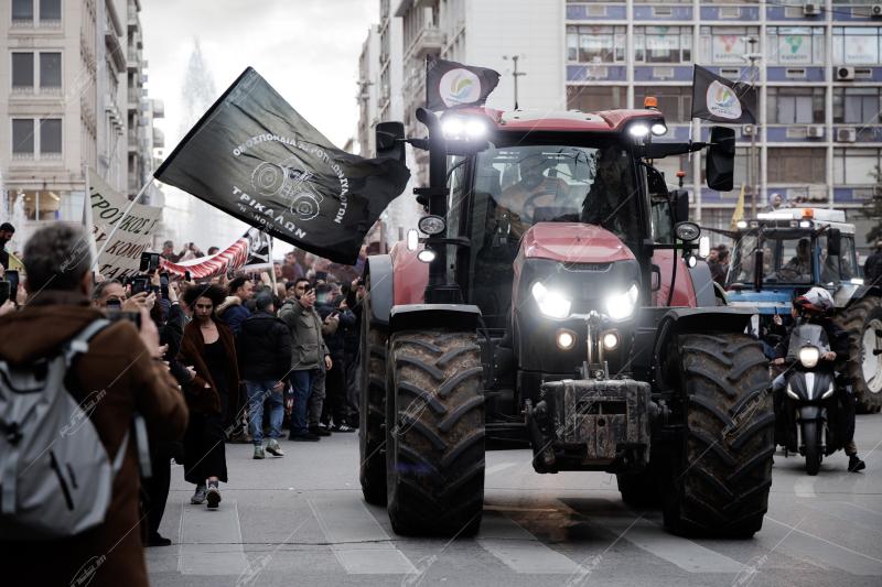 ΑΘΗΝΑ – Πανελλαδική κινητοποίηση αγροτών στο κέντρο της πόλης