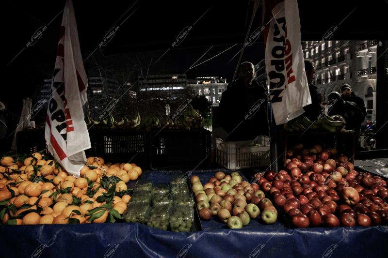 ΑΘΗΝΑ – Πανελλαδική κινητοποίηση αγροτών στο κέντρο της πόλης