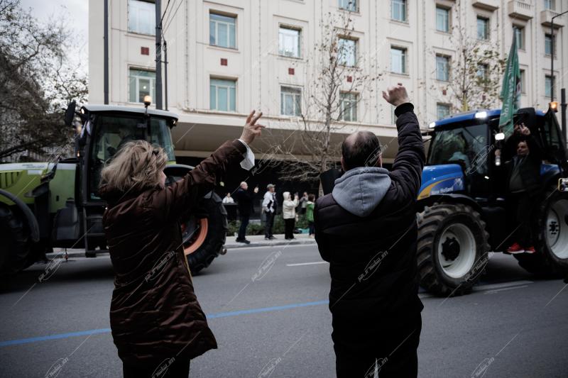 ΑΘΗΝΑ – Πανελλαδική κινητοποίηση αγροτών στο κέντρο της πόλης