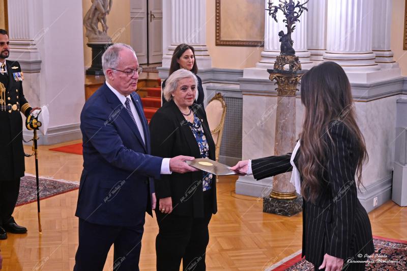 Credential ceremony, Kimberly Guilfoyle / Konstantinos Tasoulas