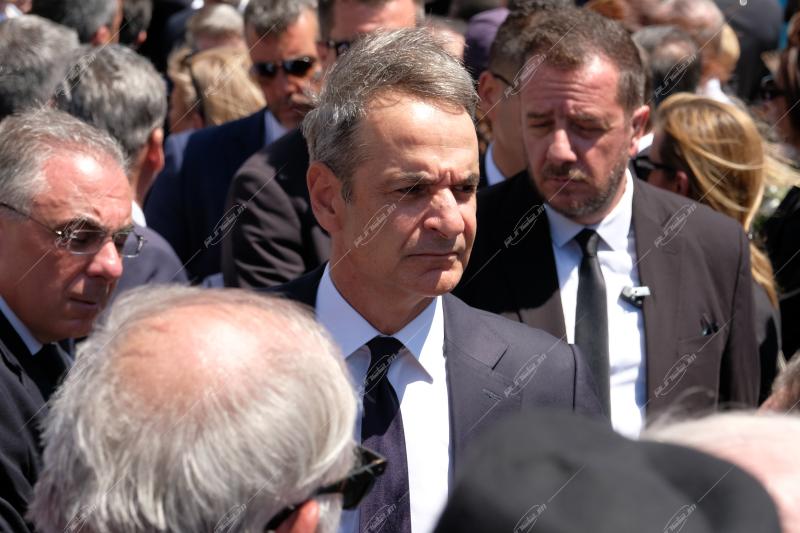 Ελένη Δανάη Λένα Σαμαρά - κηδεία α’ νεκροταφείο Αθηνών