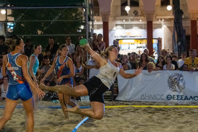 European Beach Tour Womens handball final