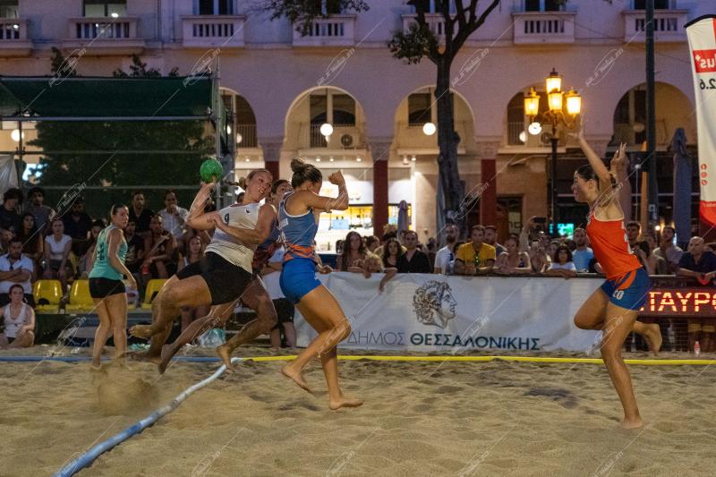 European Beach Tour Womens handball final