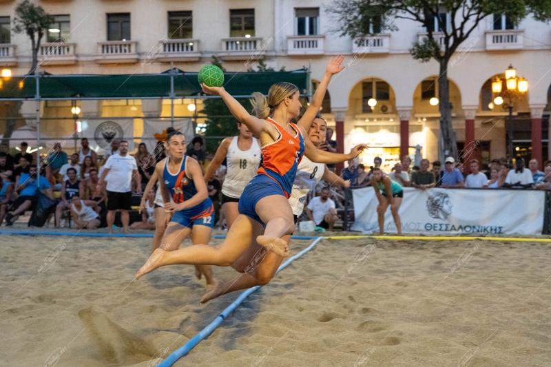 European Beach Tour Womens handball final
