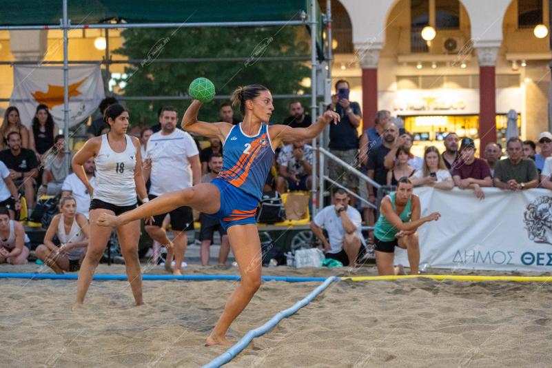 European Beach Tour Womens handball final