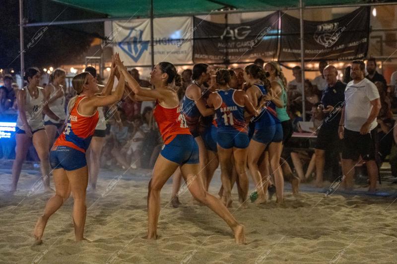 European Beach Tour Womens handball final