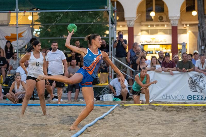European Beach Tour Womens handball final