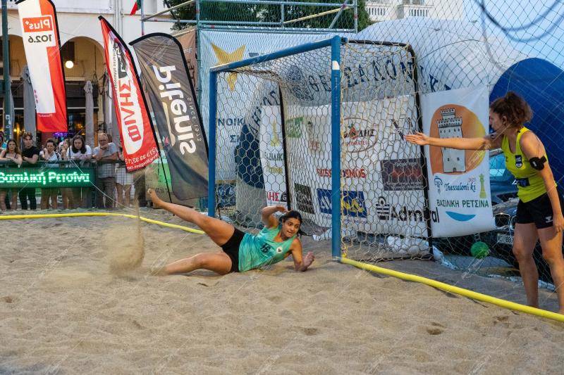 European Beach Tour Womens handball final