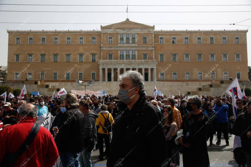 Γενική απεργία ΓΣΕΕ - ΑΔΕΔΥ στην Αθήνα / General strike by unions in Athens