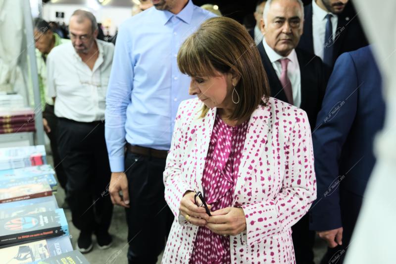 Η ΠτΔ Κατερίνα Σακελλαροπούλου στο 50ο φεστιβάλ βιβλίου στο Ζάππειο