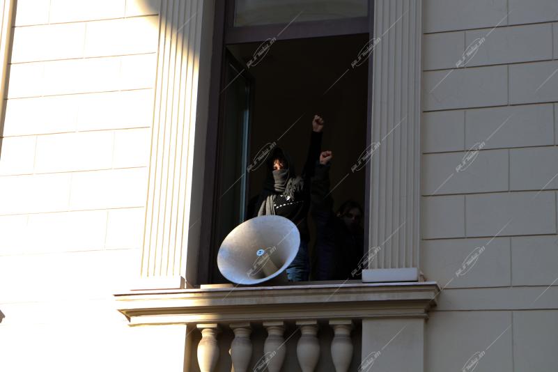 Διαμαρτυρία σπουδαστών δραματικών σχολών.