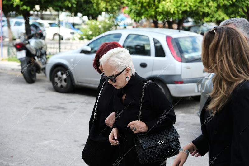 Κηδεία Μάρθας Καραγιάννη στο Α' νεκροταφείο Αθηνών
