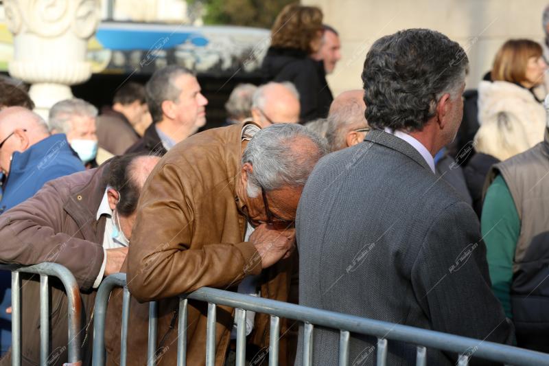 Κηδεία Μίμη Δομάζου, 27/01/2025