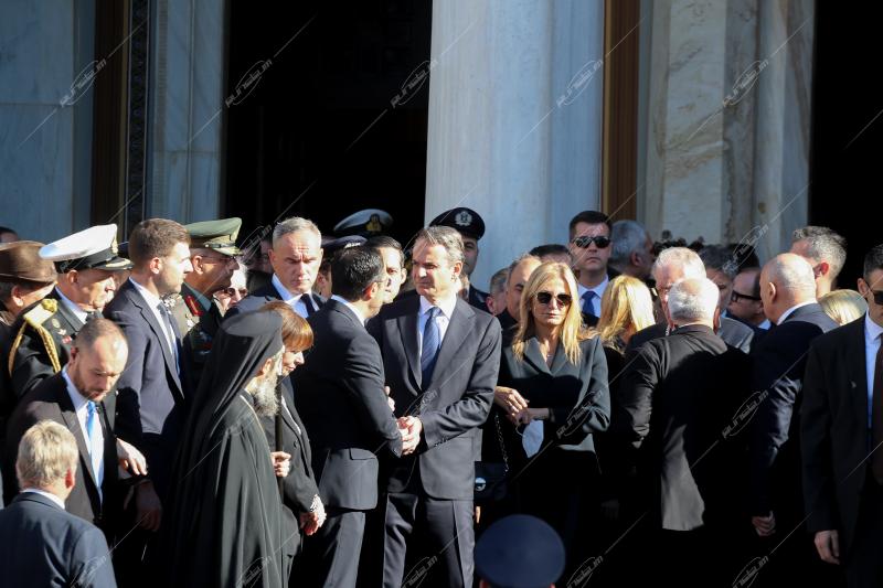 Κηδεία του πρώην πρωθυπουργού Κώστα Σημίτη. 09/01/2025