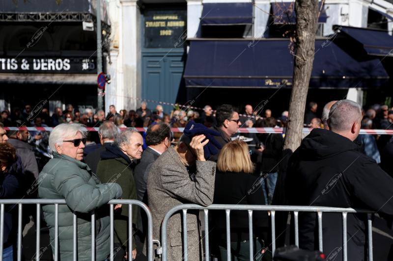 Κηδεία του πρώην πρωθυπουργού Κώστα Σημίτη. 09/01/2025