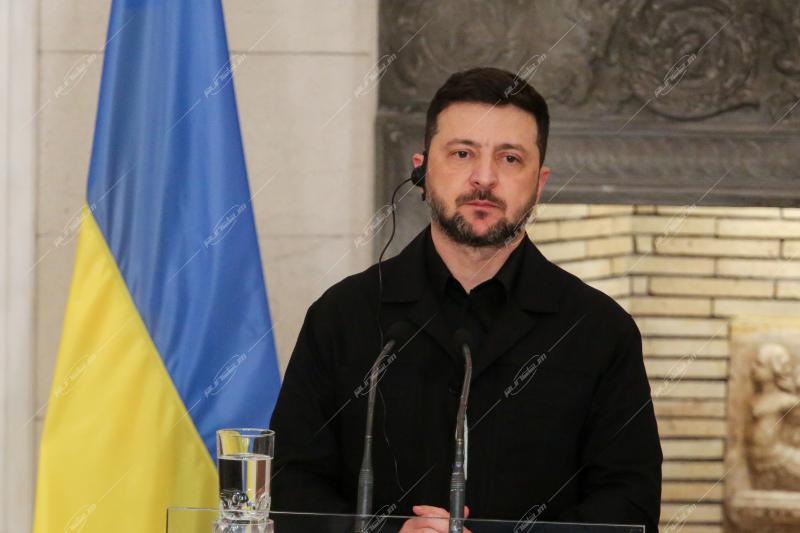 Κυριάκος Μητσοτάκης - Βολοντιμίρ Ζελένσκι.