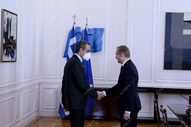 Κυριάκος Μητσοτάκης- Piotr Serafin