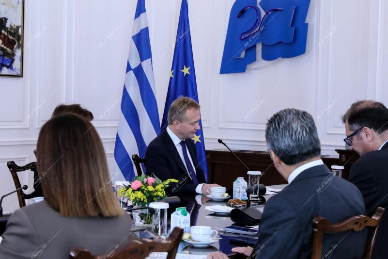 Κυριάκος Μητσοτάκης- Piotr Serafin