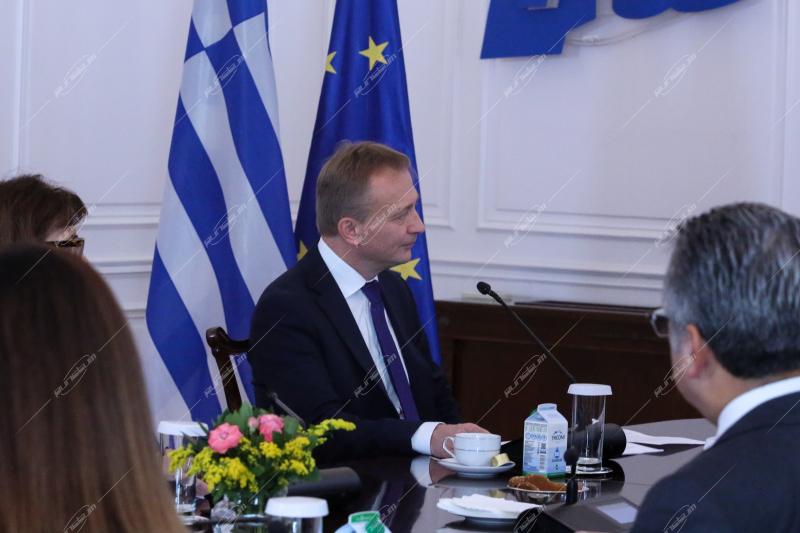 Κυριάκος Μητσοτάκης - Piotr Serafin