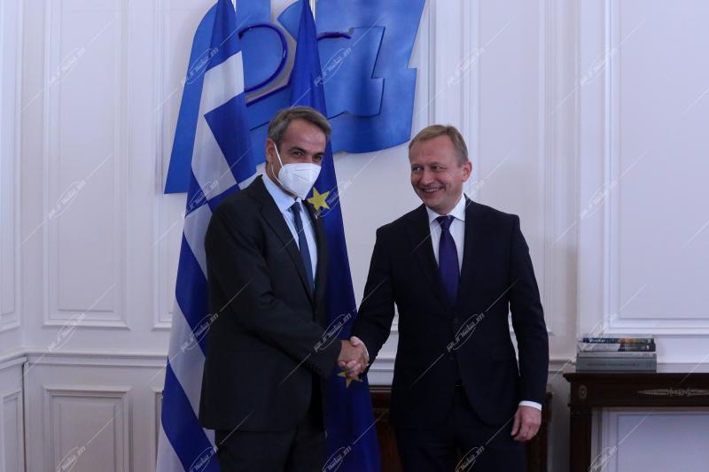 Κυριάκος Μητσοτάκης - Piotr Serafin