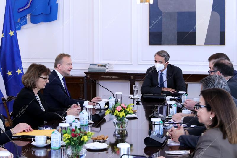 Κυριάκος Μητσοτάκης - Piotr Serafin