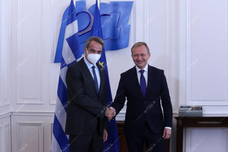 Κυριάκος Μητσοτάκης - Piotr Serafin