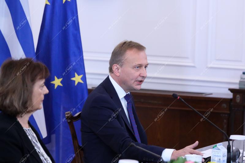 Κυριάκος Μητσοτάκης - Piotr Serafin