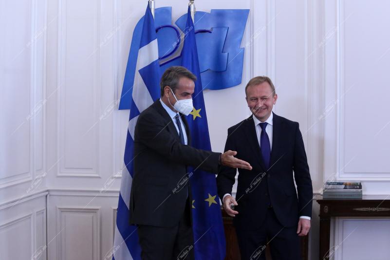 Κυριάκος Μητσοτάκης - Piotr Serafin