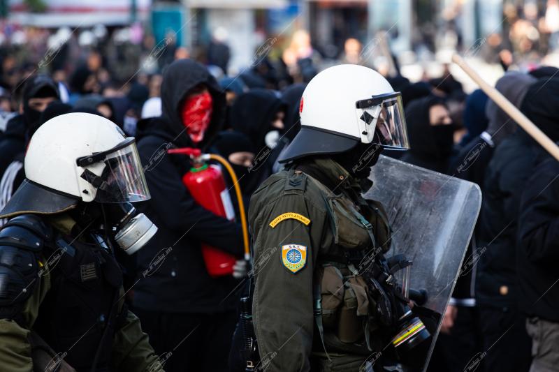 Μαθητική πορεία μνήμης για την δολοφονία του Αλέξανδρου Γρηγορόπουλου / Annual student protest about the killing of teenager Alexis Grigoropoulos