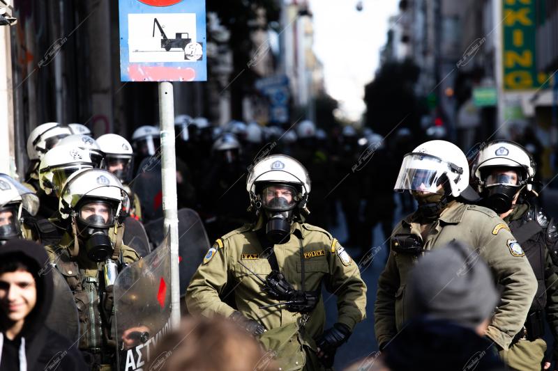 Μαθητική πορεία μνήμης για την δολοφονία του Αλέξανδρου Γρηγορόπουλου / Annual student protest about the killing of teenager Alexis Grigoropoulos