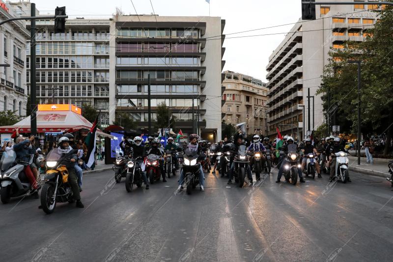 Μοτοπορεία για την Παλαιστίνη