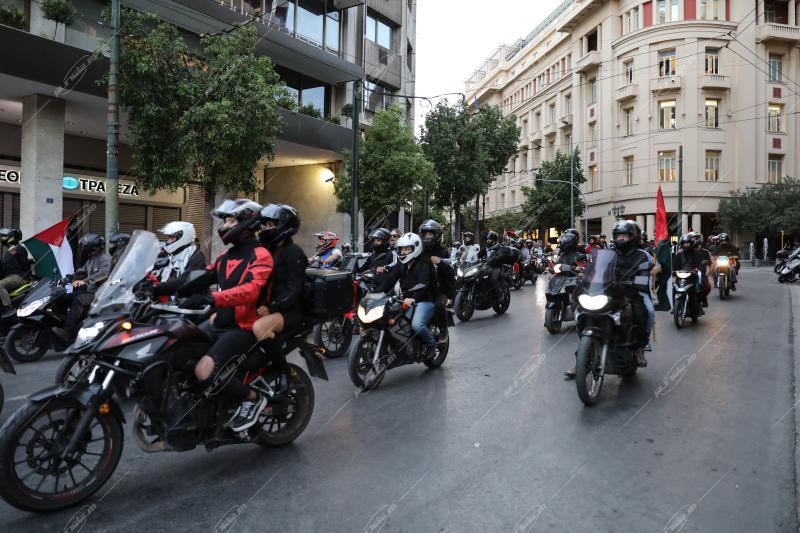 Μοτοπορεία για την Παλαιστίνη