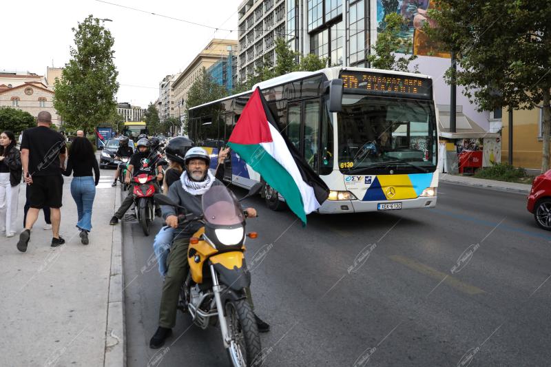 Μοτοπορεία για την Παλαιστίνη