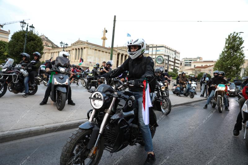 Μοτοπορεία για την Παλαιστίνη