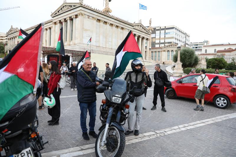 Μοτοπορεία για την Παλαιστίνη
