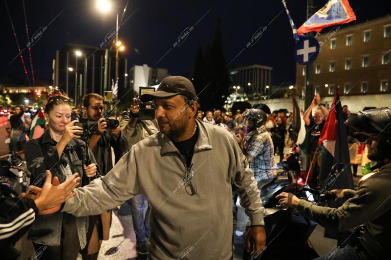 Μοτοπορεία για την Παλαιστίνη.