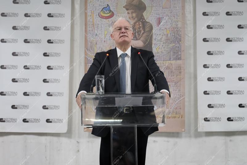 Ο ΠτΔ Κωνσταντίνος Τασούλας στα εγκαίνια του 53ου φεστιβάλ βιβλίου
