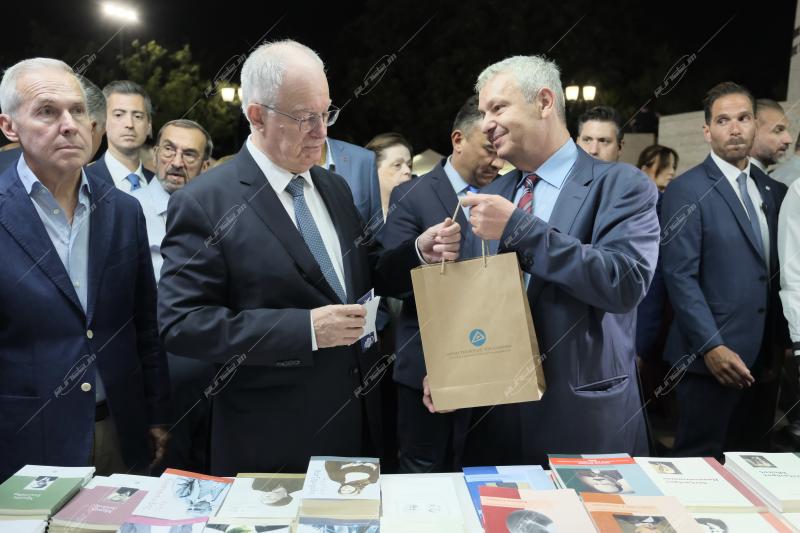 Ο ΠτΔ Κωνσταντίνος Τασούλας στα εγκαίνια του 53ου φεστιβάλ βιβλίου