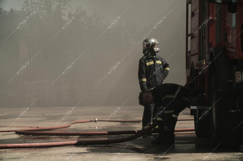 Πυρκαγιά σε εργοστάσιο πλαστικών στην Μεταμόρφωση