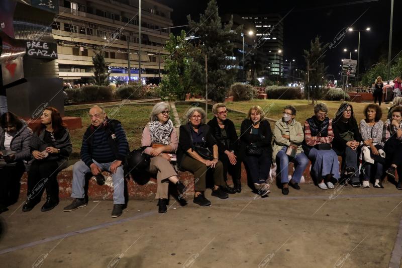 Πορεία αλληλεγγύης.