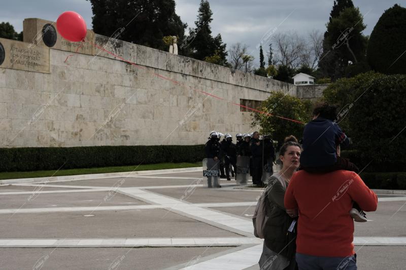 Πορεία για τα Τέμπη στην Αθήνα