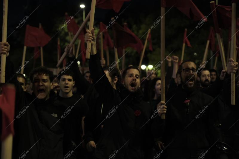 Πορεία για την 52η επέτειο από την εξέγερση του Πολυτεχνείου,Αθήνα\ Annual demo for the commemoration of the polytechnic uprising,Athens