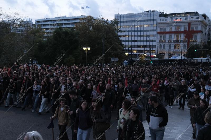 Πορεία για την 52η επέτειο από την εξέγερση του Πολυτεχνείου,Αθήνα\ Annual demo for the commemoration of the polytechnic uprising,Athens