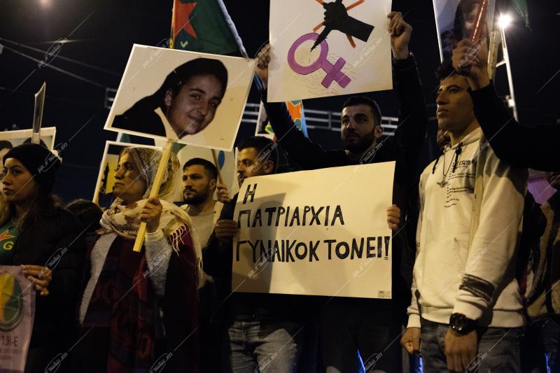 Πορεία για την γυναικοκτονία της Εβίν Αλί / March for the femicide of Evin Ali