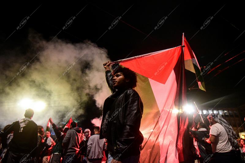 ΠΟΡΕΙΑ ΠΡΟΣ ΤΗΝ ΙΣΡΑΗΛΙΝΗ ΠΡΕΣΒΕΙΑ ΣΕ ΑΛΛΗΛΕΓΓΥΗ ΜΕ ΤΟ GLOBAL SUMUD FLOTILLA