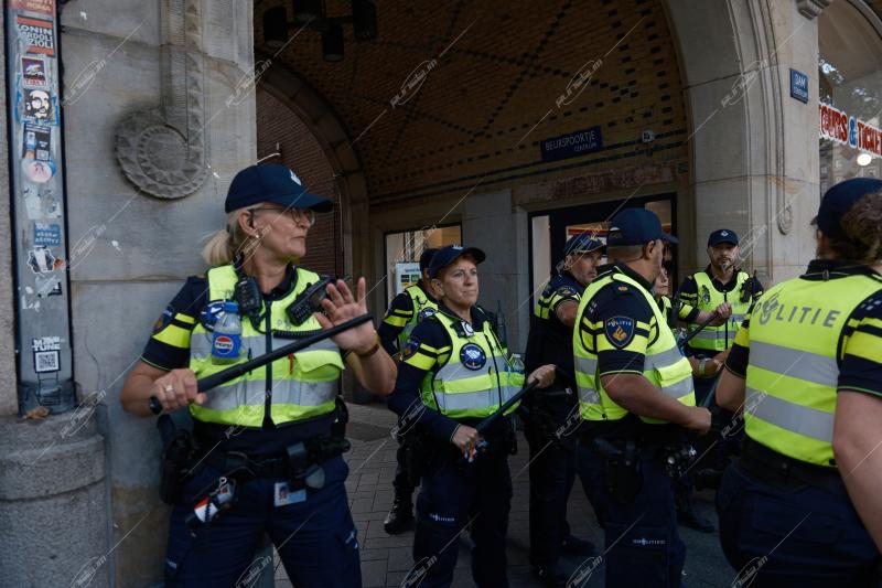 Pro-Palestinian protest in Amsterdam, Netherlands, on August 16th 2025.