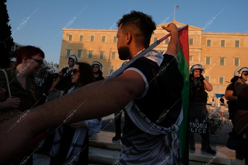 Συγκέντρωση αλληλεγγύης στον Παλαιστινιακό λαό, Σύνταγμα / Pro Palestine rally at Syntagma square Athens